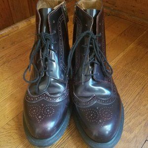 Dr. Martens Delphine Red Arcadia Ankle Boot - US10 - Great Condition